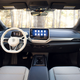 A photo of the touch screens on the dash of a VW ID.4 electric SUV.